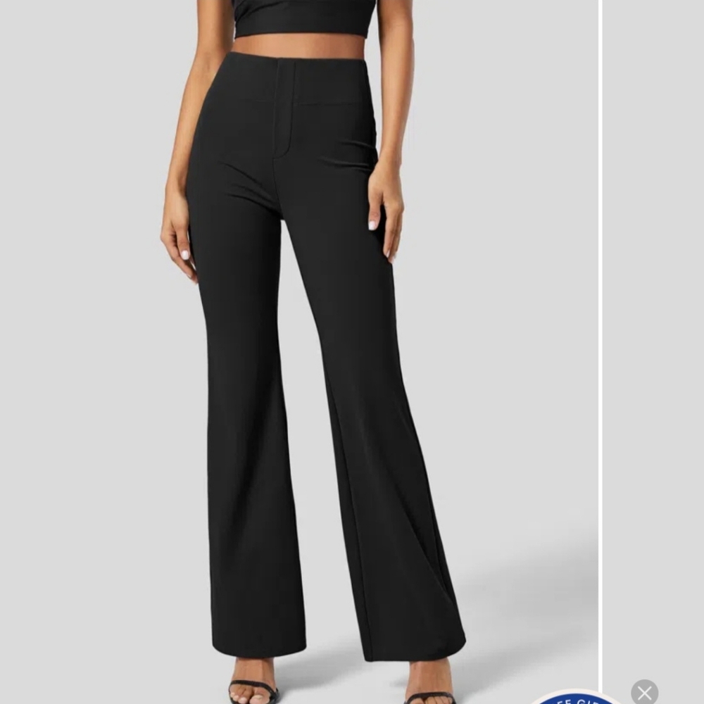 Halara flex work pants slight flare size medium